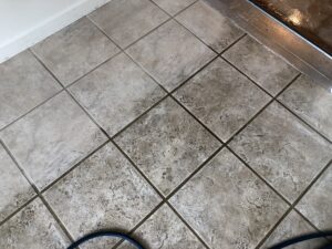 cleaning grout