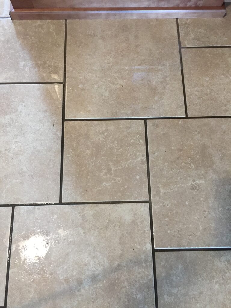 dirty tile and grout